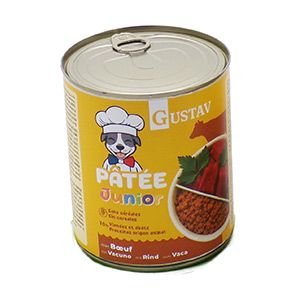 Lata Gustav Buey. 800/400gr.