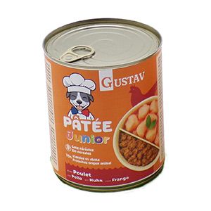 Lata Gustav Pollo. 800gr